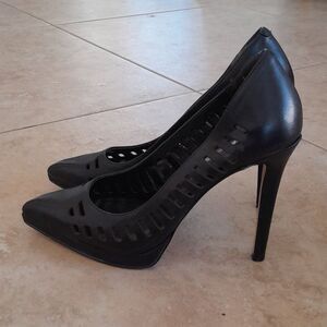 BCBGeneration Leather perforated heels